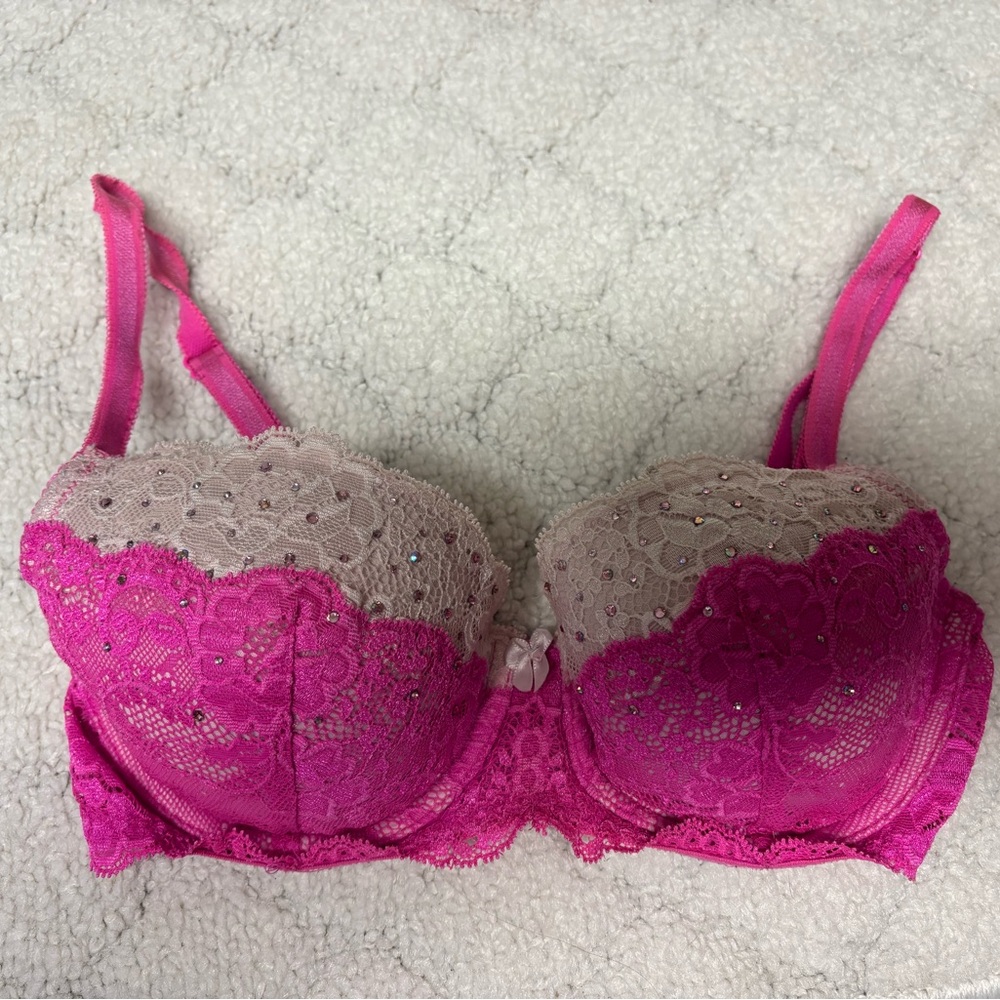 Victoria's Secret Pink Lace Demi Bra